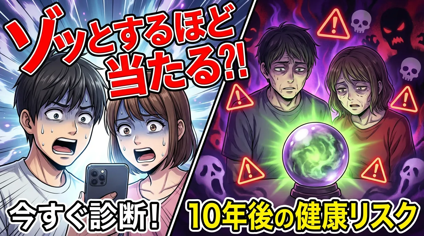 ゾッとするほど当たる？！『未来の健康リスク予知診断』〜10年後のあなたへ〜