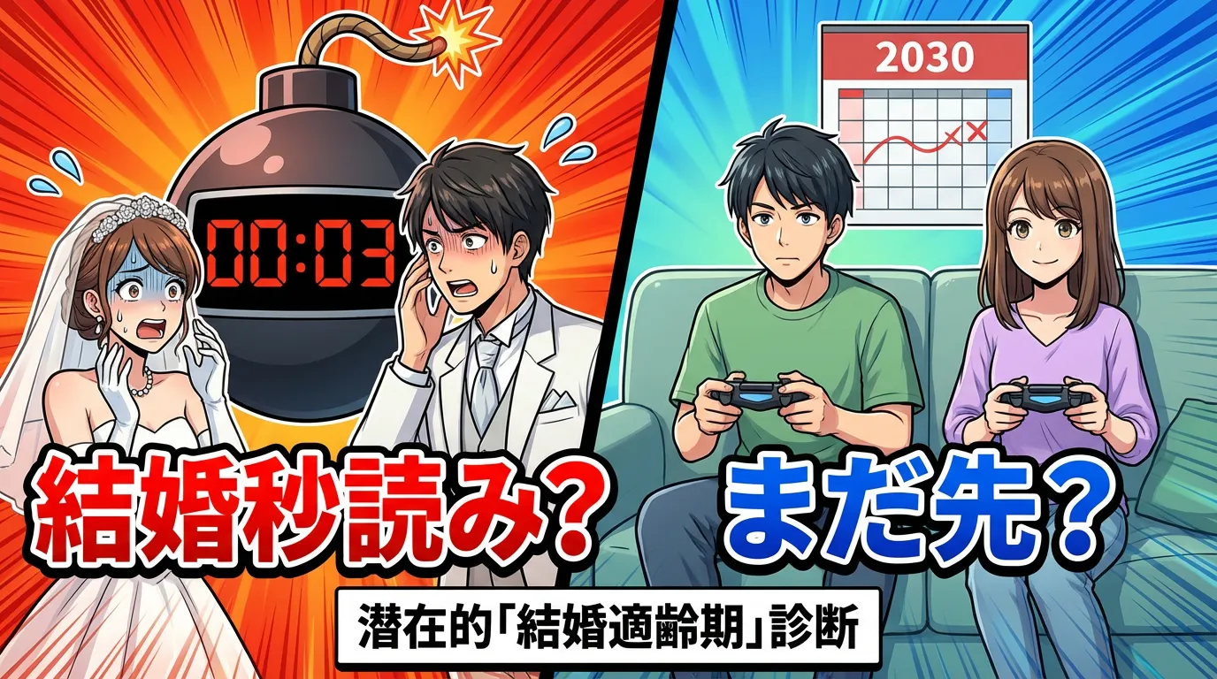 【結婚秒読み？それともまだ先？】あなたの潜在的「結婚適齢期」診断