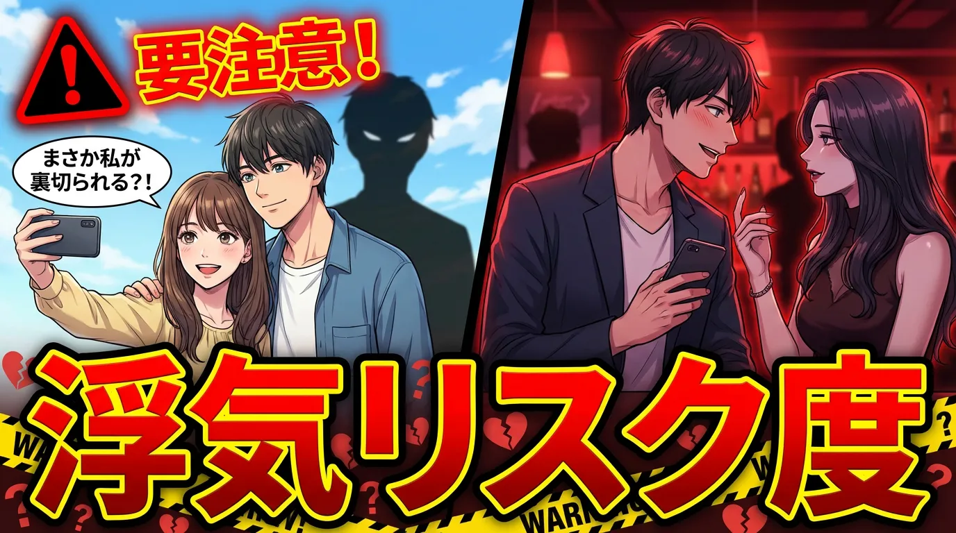 【要注意！】あなたの「浮気リスク度」診断～まさか私が裏切られる？！～