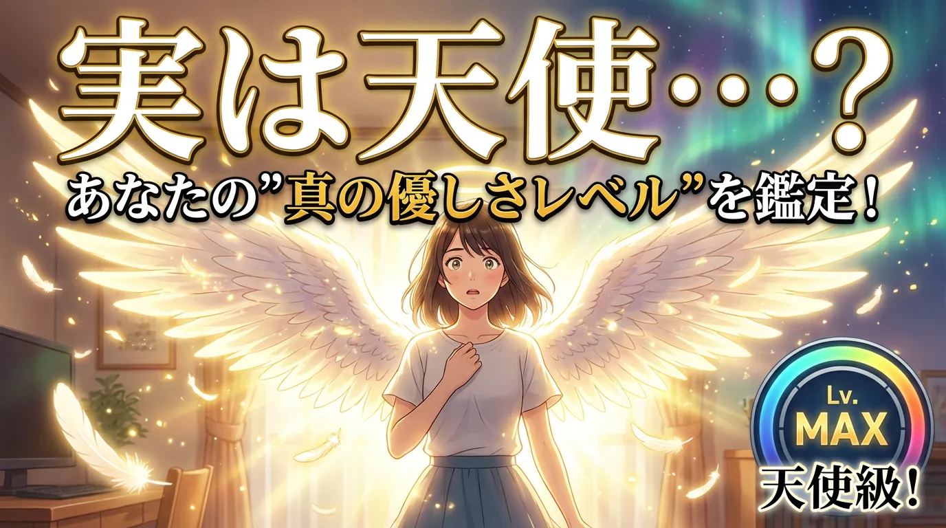 【実は天使…？】あなたの”真の優しさレベル”を鑑定！偽りなしの優しさ診断