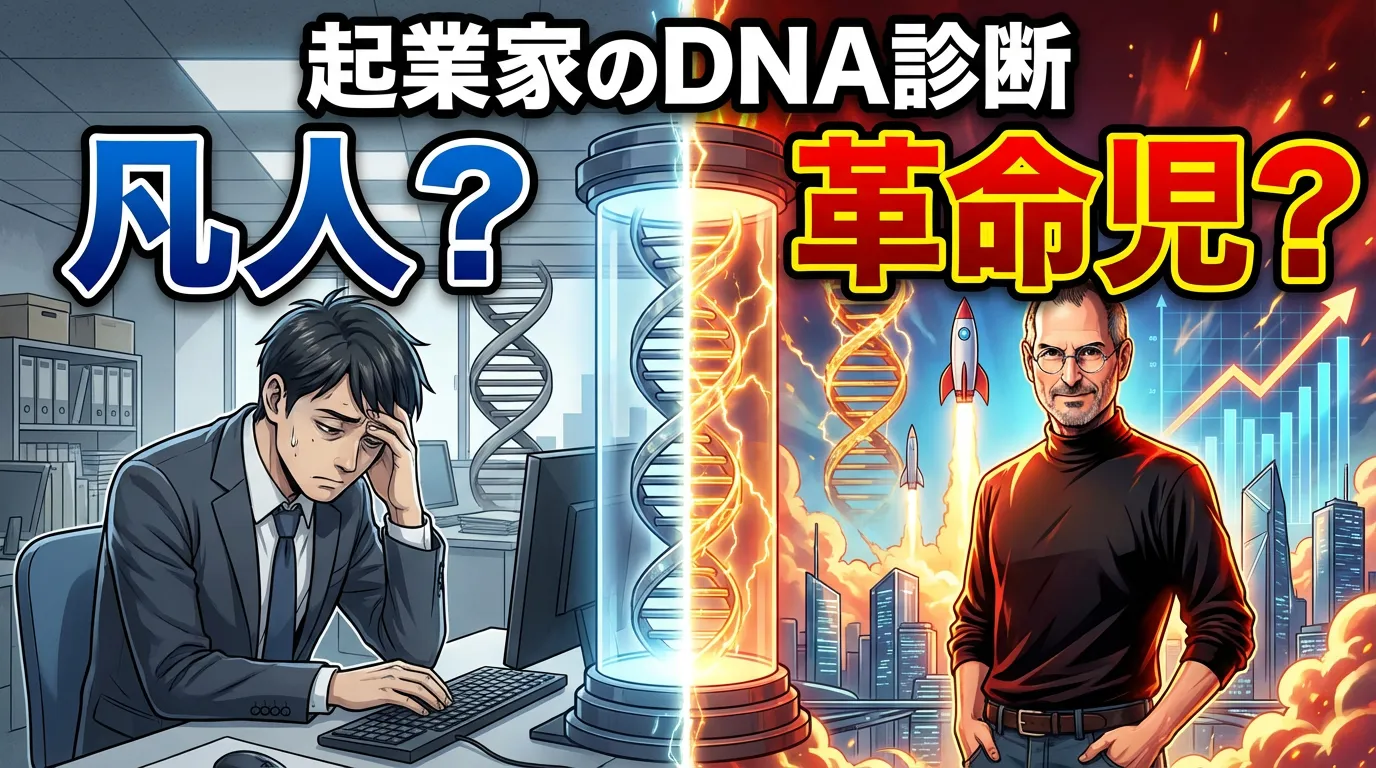 【夢を現実に！起業家のDNA診断】凡人？それとも時代の革命児？