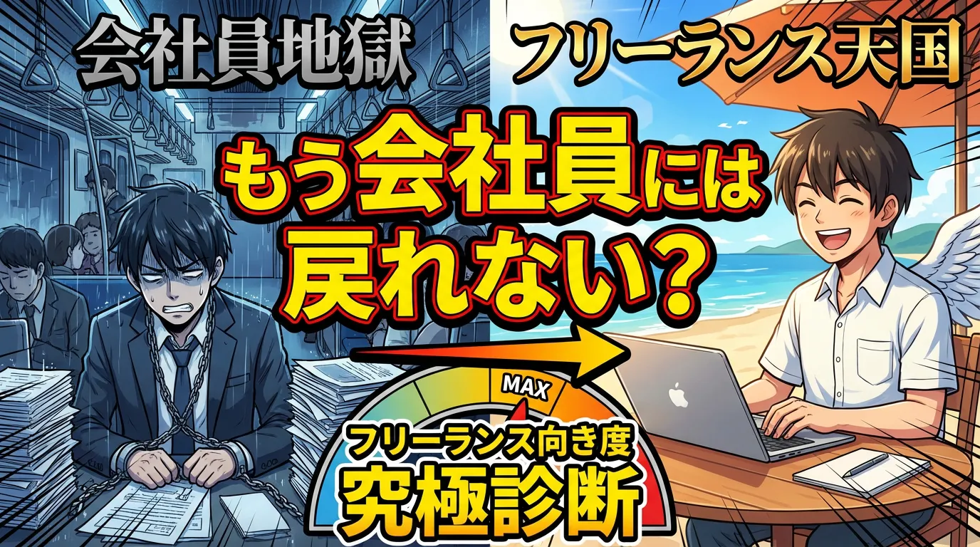 もう会社員には戻れない？あなたの「フリーランス向き度」究極診断〜自由な働き方への招待状〜