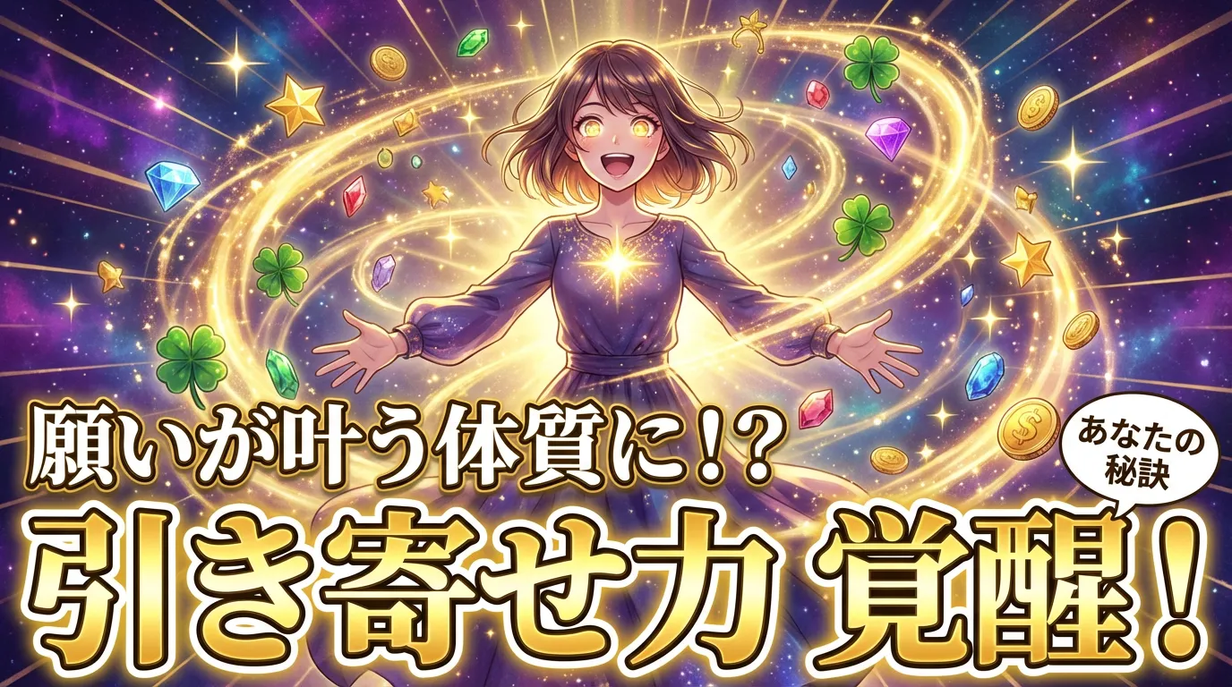 願いが叶う体質に！？【引き寄せ力覚醒診断】幸運を引き寄せる「あなたの秘訣」