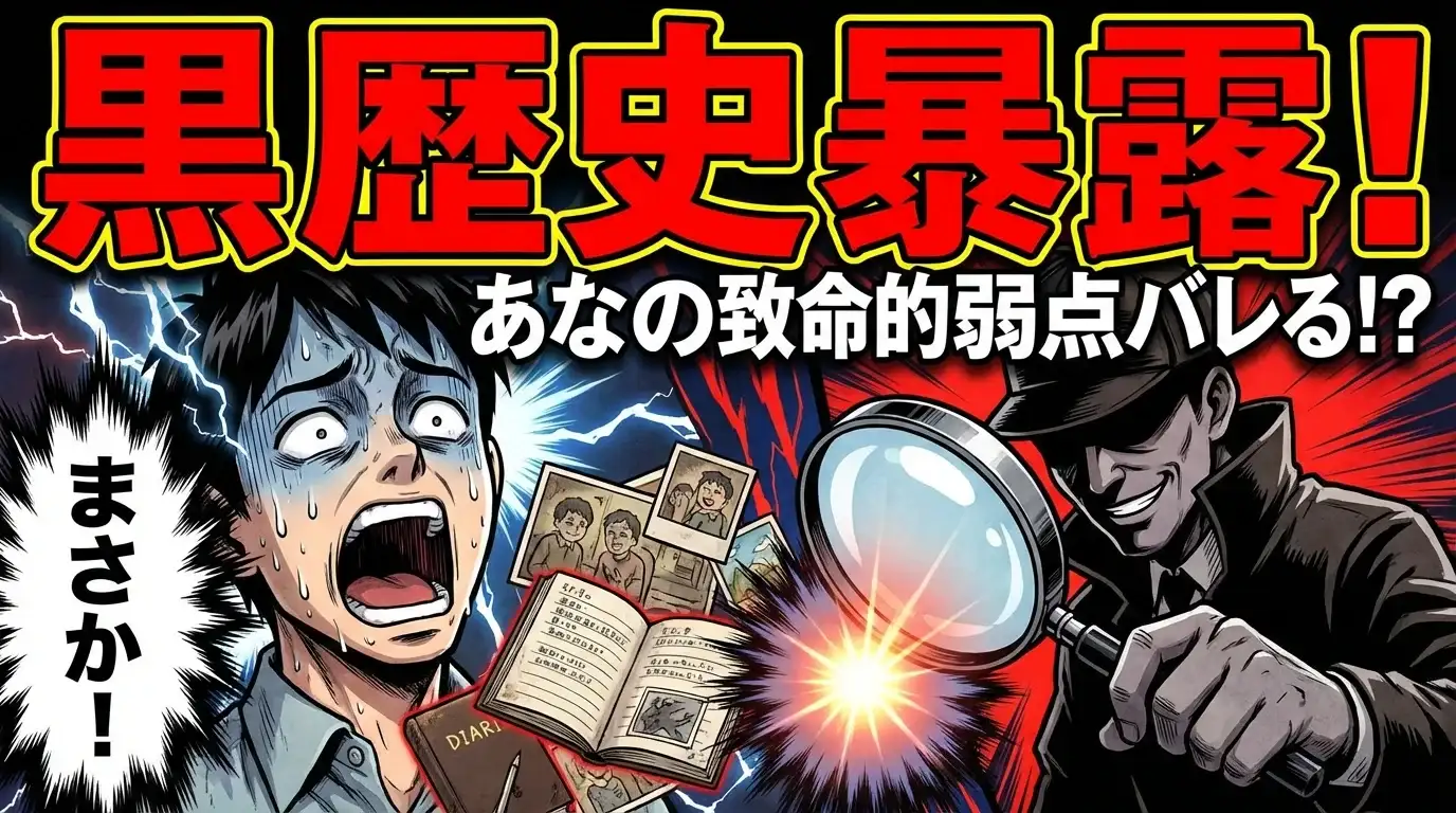 まさか！あなたの「致命的な弱点」を暴く！黒歴史暴露診断