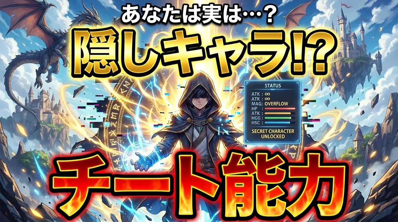 あなたは実は『神ゲー』の隠しキャラ？秘めたるチート能力診断