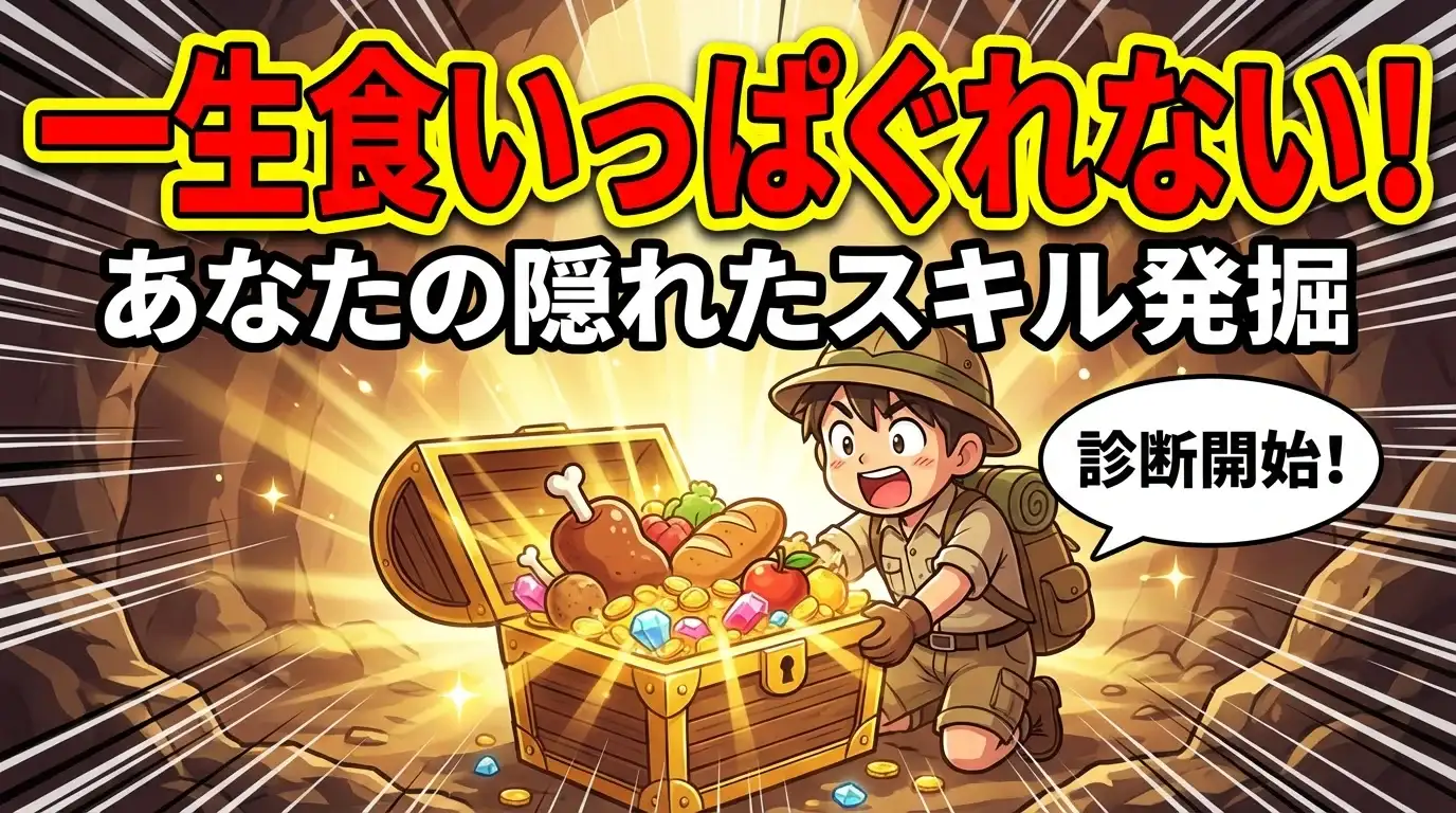 一生食いっぱぐれない！ あなたの隠れたスキル発掘診断