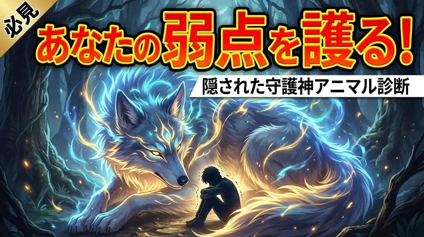 【必見】あなたの最大の「弱点」を護る動物は？隠された守護神アニマル診断