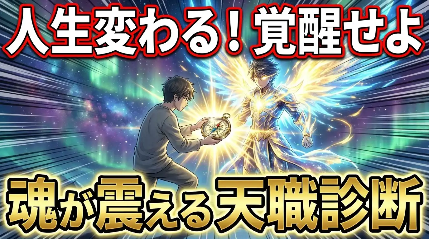 【人生変わる】あなただけの輝く場所が見つかる！魂が震える天職診断～最高の自分、覚醒せよ～