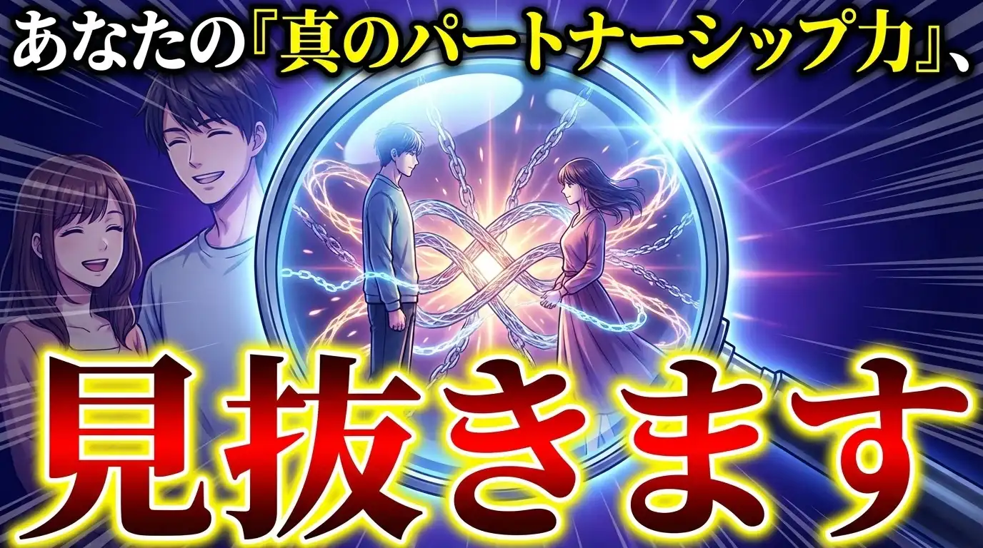 あなたの『真のパートナーシップ力』、見抜きます