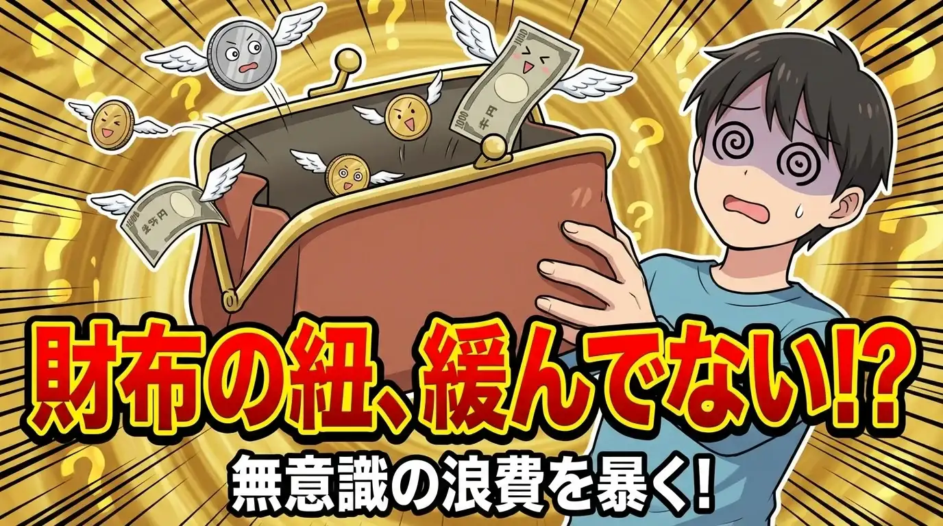 なぜか貯まらない？あなたの無意識を暴く！『財布の紐の緩み方』診断