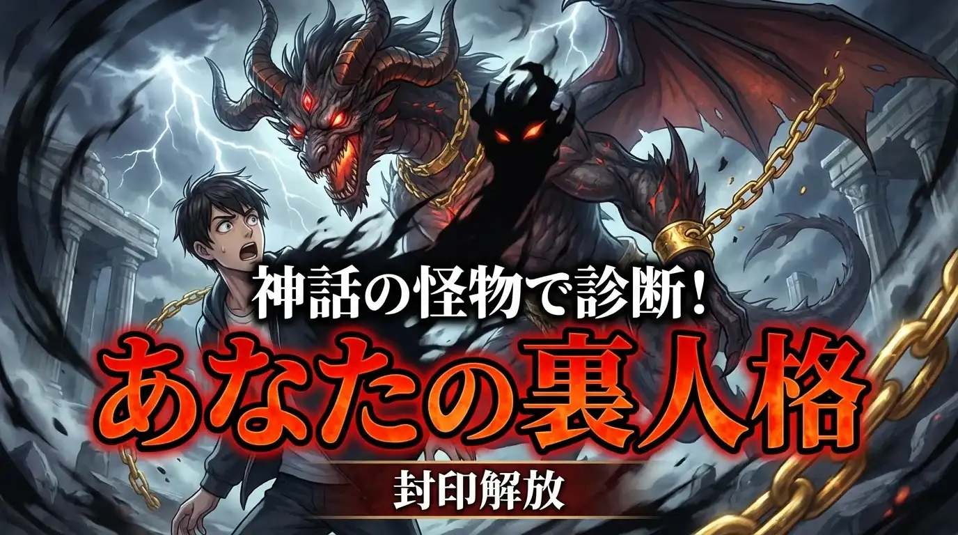【闇に隠れたもう一人の自分】あなたの裏人格を神話で例えると？〜封印された本能を呼び覚ませ〜