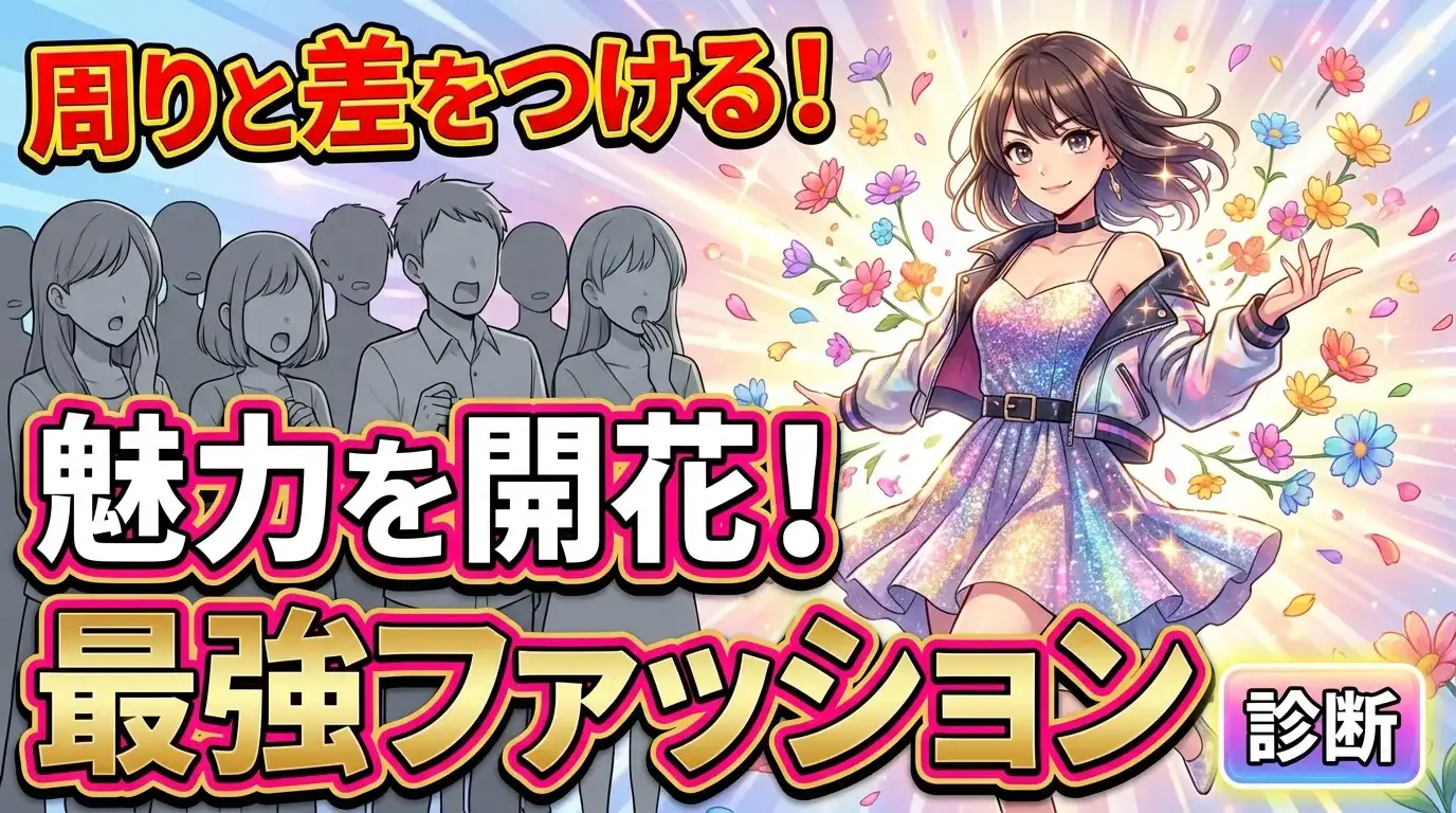 【周りと差をつける！】あなたの魅力を開花させる！最強ファッションタイプ診断