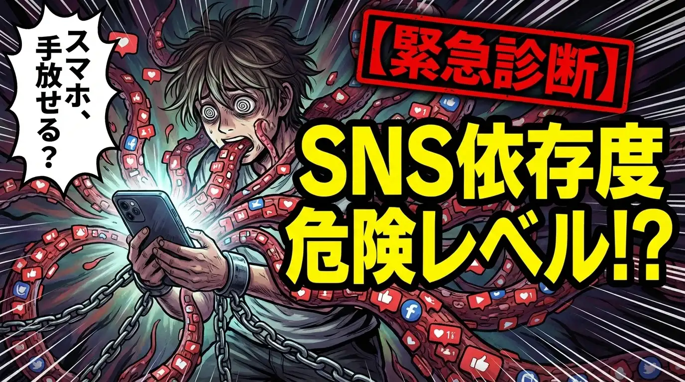 【緊急診断】スマホが手放せない？あなたのSNS依存度をチェック！
