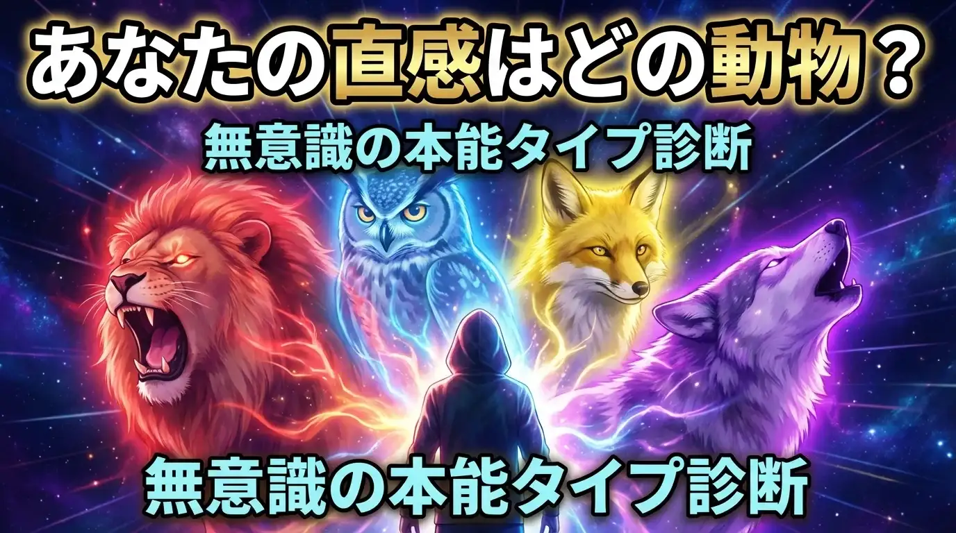 あなたの直感はどの動物？無意識の本能タイプ診断