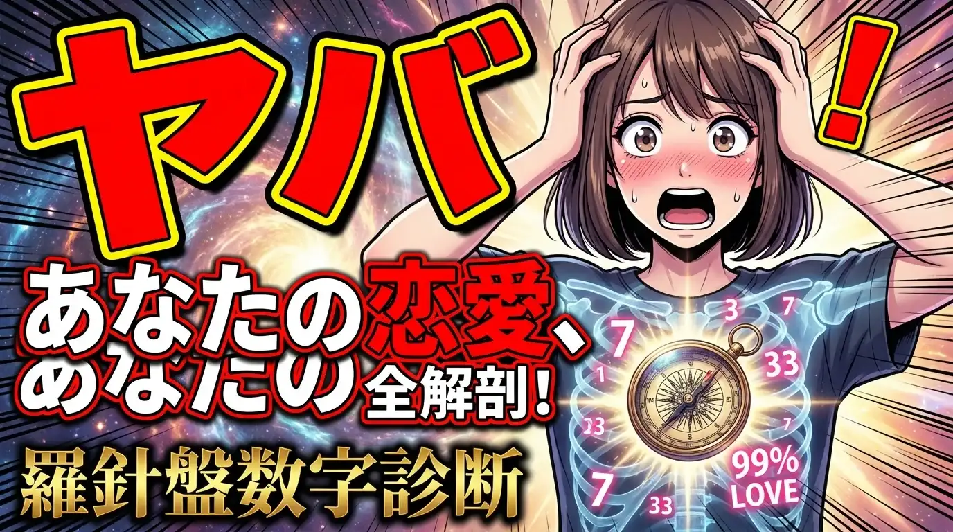 ヤバい！あなたの恋愛、『羅針盤』数字診断で全解剖！