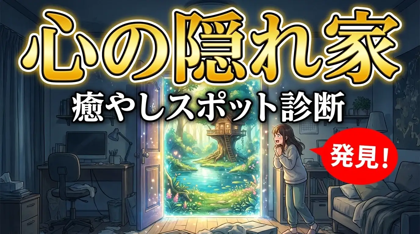 発見！あなたの心の隠れ家は？癒やしスポット診断